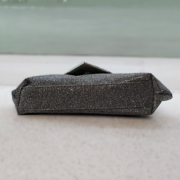 Pewter Sparkly Clutch Purse - Picture 2 of 7